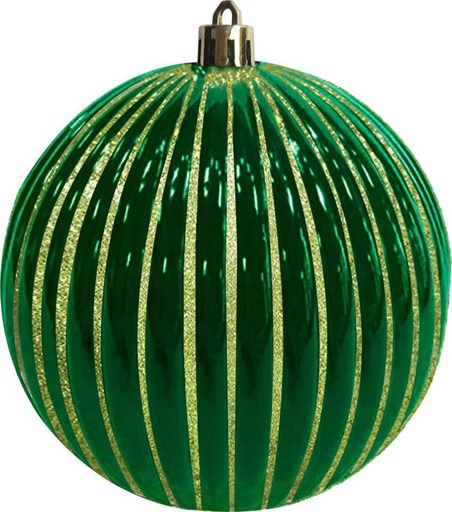 [GT044-G] 10cm Glittered Shiny Ball - Green