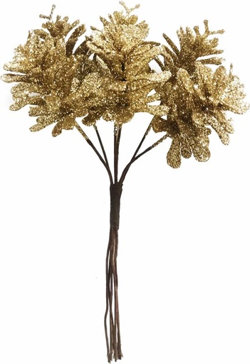 [HQ005-GD] 3.5cm Pinecones - Gold