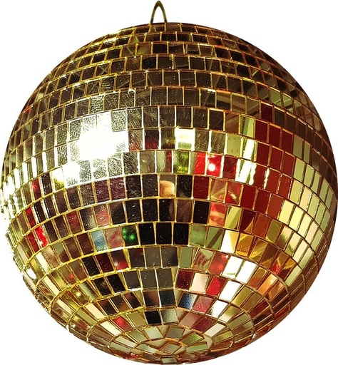 [JN103-GD] 15cm Mirror Ball -  Gold