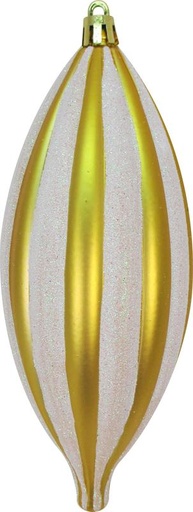 [JN122-GD] 17cm Matte Teardrop - Gold