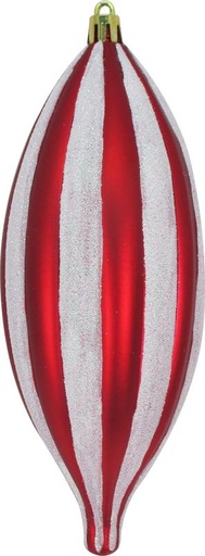 [JN122-R] 17cm Matte Teardrop - Red