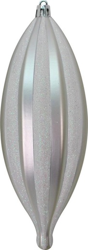 [JN122-S] 17cm Matte Teardrop - Silver
