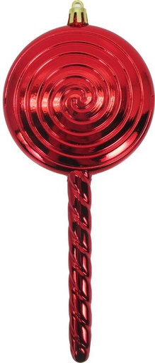 [JN123-R] 21cm Shiny Lollipop - Red