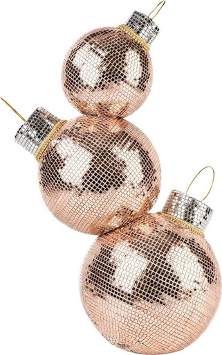 [LJ053] 60cm Stack of Baubles - Brown