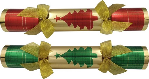 [SBC160] 30cm Classic Crackers - Red/Green