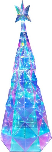[TX011-210] 210cm Light-Up Tree, White Light