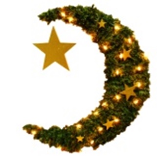 [RM149] Self Standing 150cm H Illuminated 60cm Crescent
