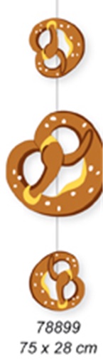 [FD78899] 75cm Hanging Pretzel