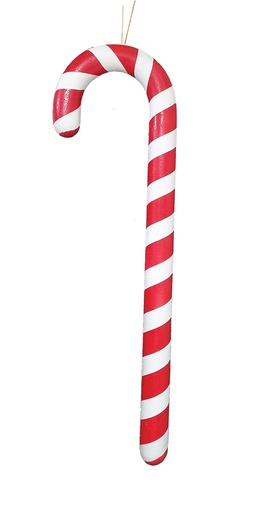 [REF243-100] 100cm Candy Cane - White/Red