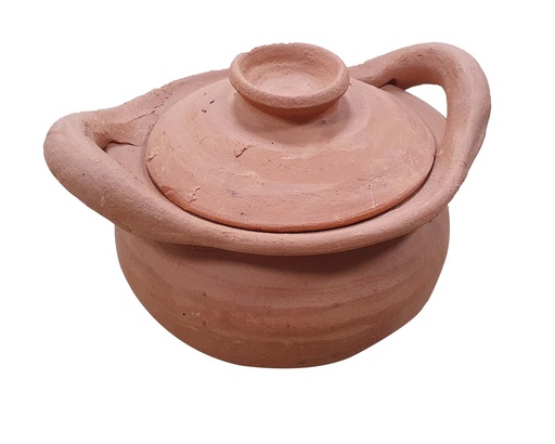 [RM200] 12cm High x 17cm Dia Traditional Arabic Clay Pot