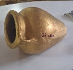 [RM209] 36cm Long Traditional Arabic Clay Pot - Gold