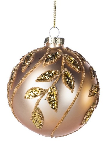 [GW030-A] 8cm Studded Glass Ball - Clear